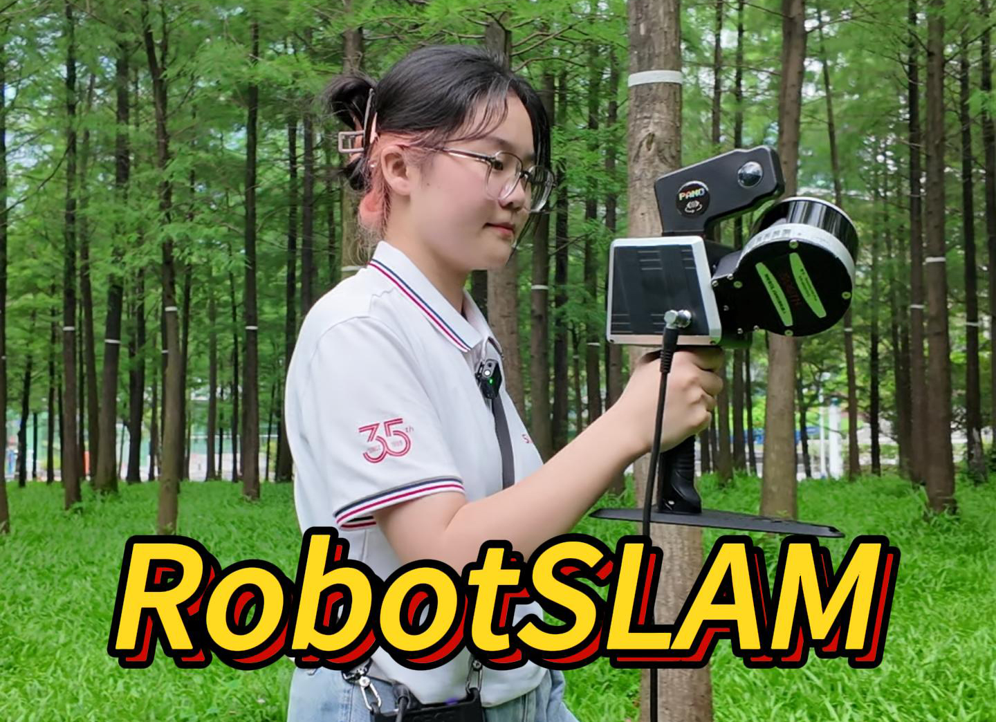 Come and see RobotSLAM in forest!