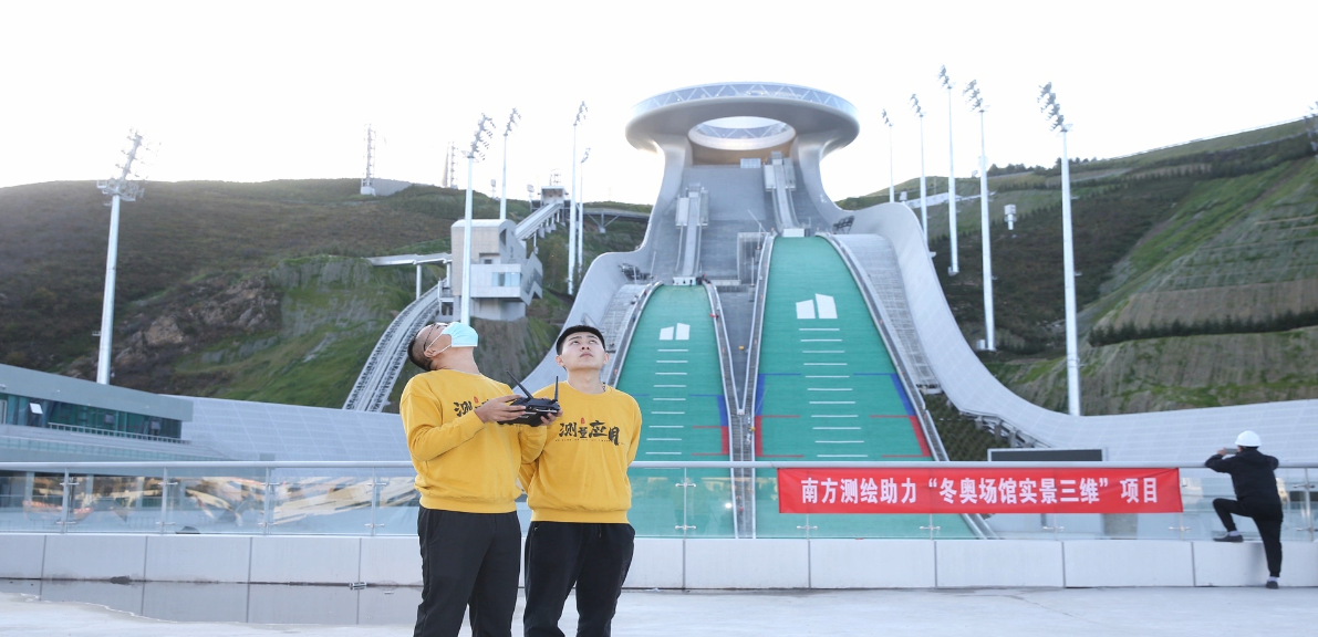 Drone-eco Pro+5-Lens camera T53P plays an important role in Beijing 2022  Olympic Winter Games