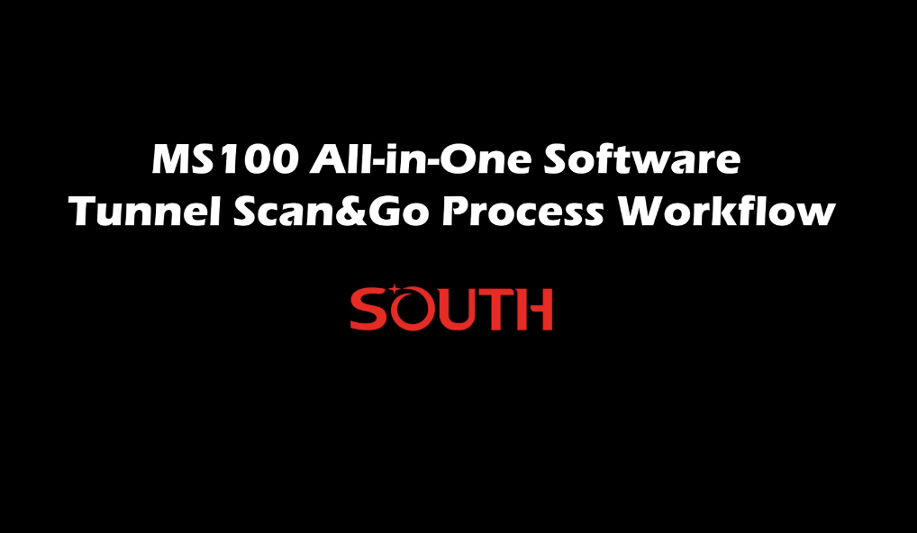 MS100 All-in-One Software Tunnel Scan&Go Process Workflow