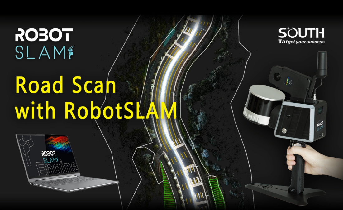 Road Scan with RobotSLAM