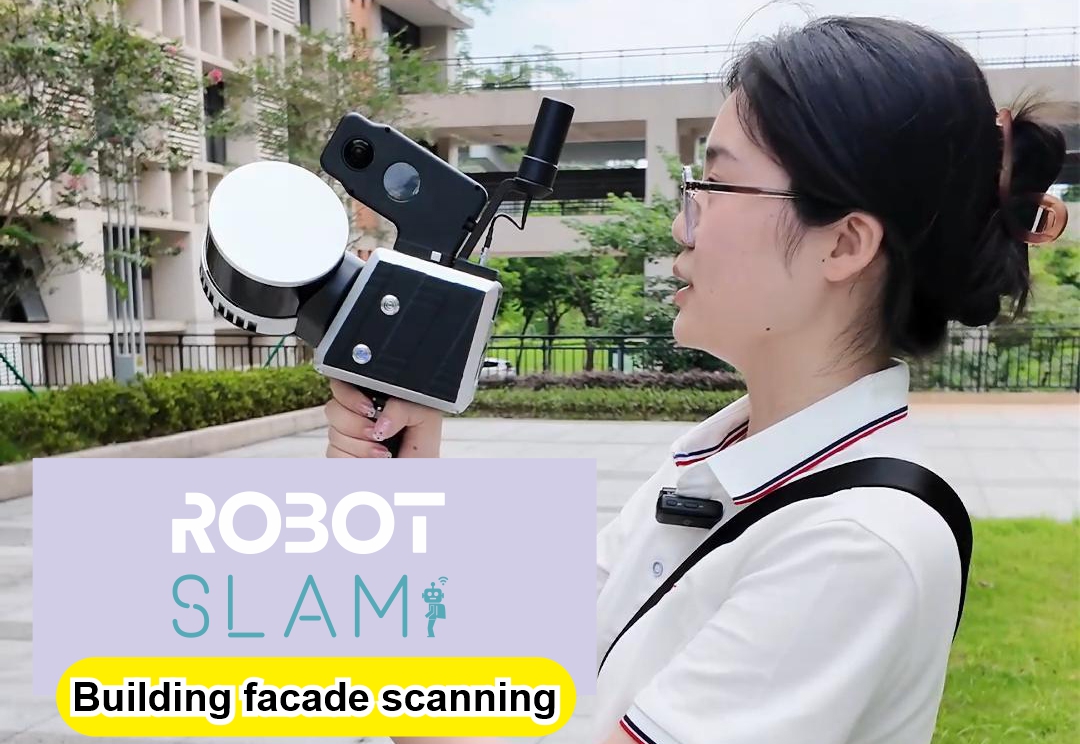 How to collect building facades using RobotSLAM? 