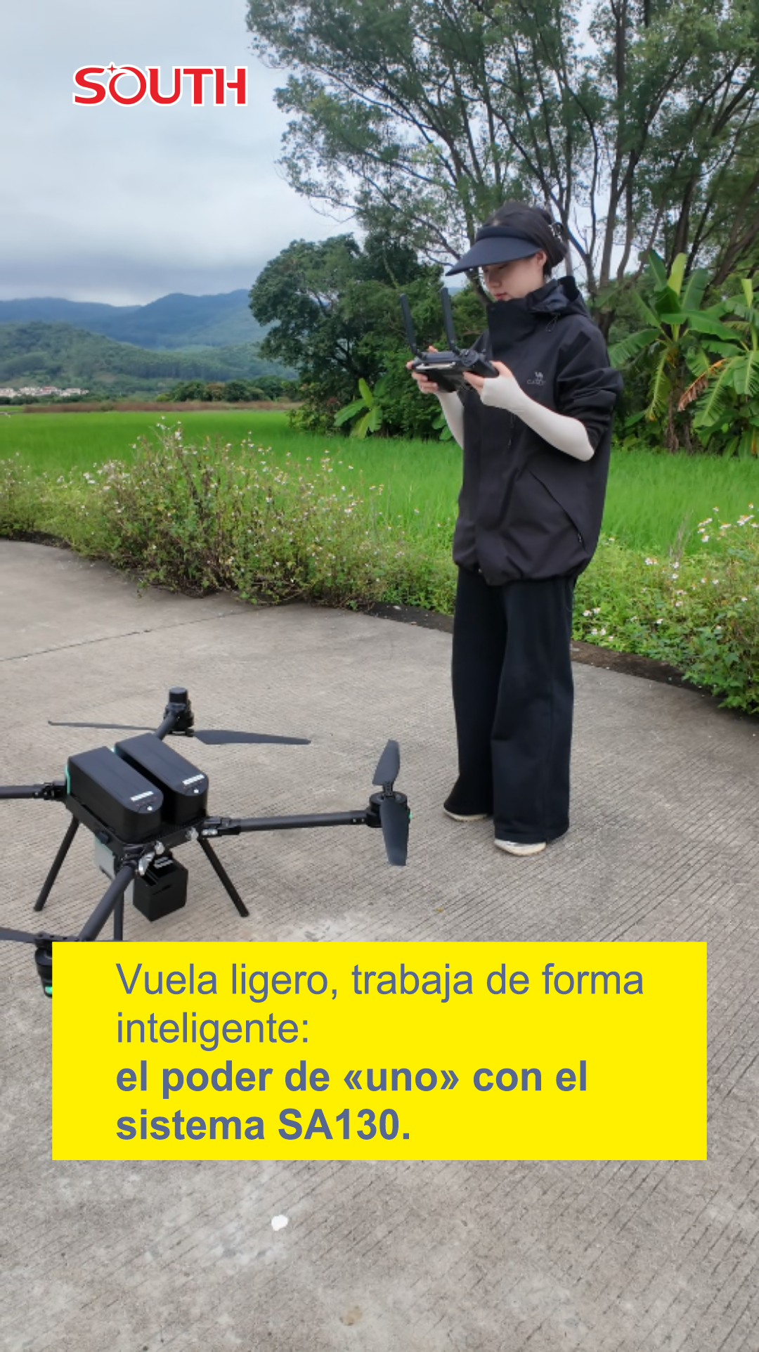 Vuela ligero, trabaja de forma inteligente: el poder de «uno» con el sistema SA130.