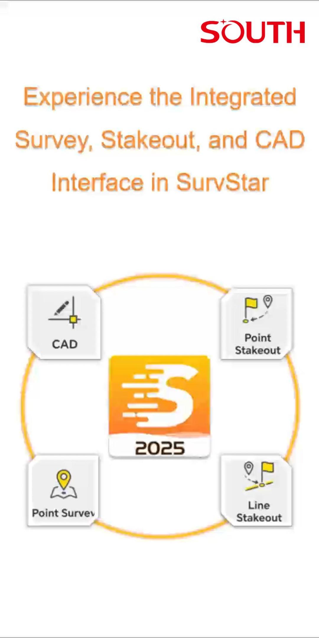 Experience the Integrated Survey, Stakeout, and CAD Interface in SurvStar Experience the Integrated Survey, Stakeout, and CAD Interface in SurvStar