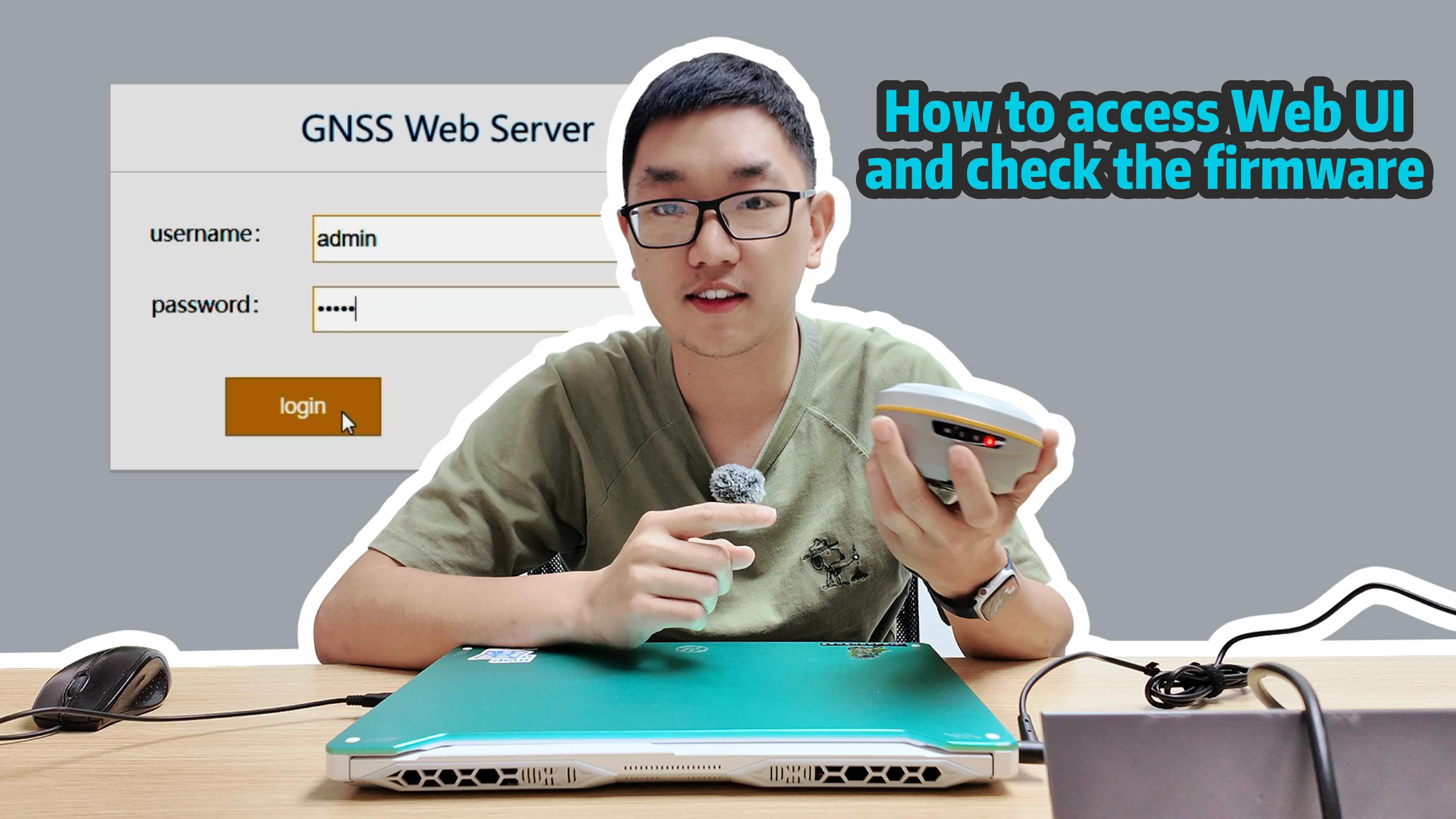 How to access Web UI and check the firmware